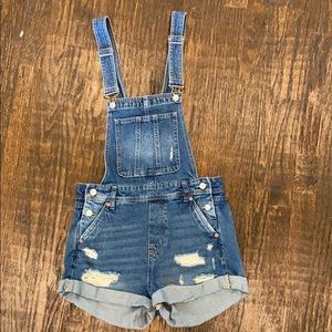 Distressed overalls- EXCELLENT CONDITION! Size 4